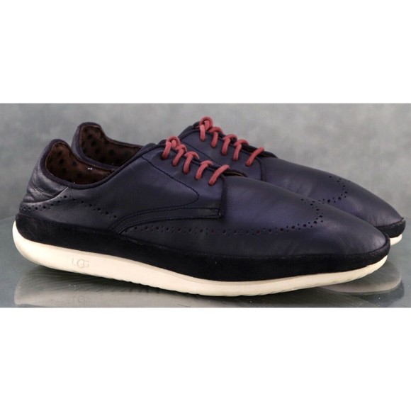 UGG Eneg Cali Men\'s Wingtip Derby Dress Shoes Size 12 Leather Blue 1090413 main image 5